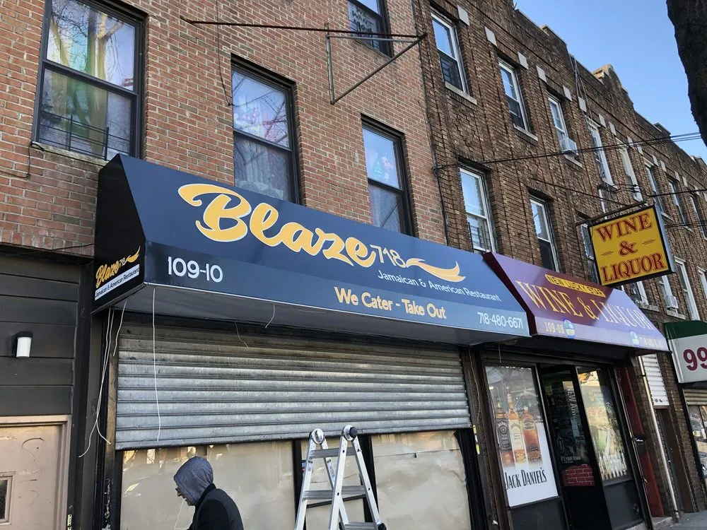 New awning for Blaze